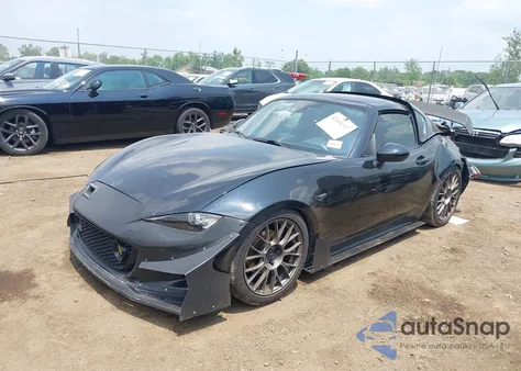 2017 Mazda Mx-5 Miata Rf Grand Touring из США, поврежденный, VIN JM1NDAM7XH0104711